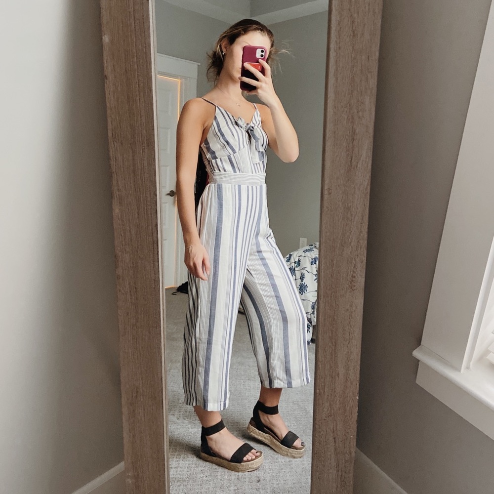 Striped Summer Jumpsuit